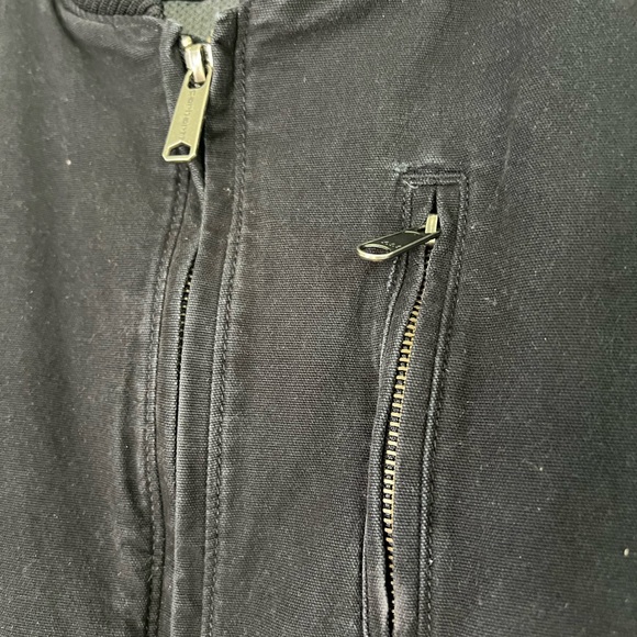 Carhartt Black Bomber Varsity Work Jacket - Picture 3 of 6